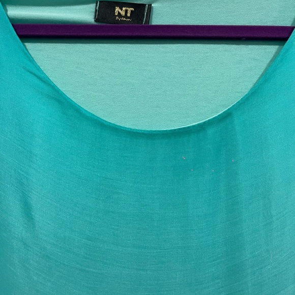 Italian silk one size fits all blouse leopard in the bottom - Picture 3 of 5